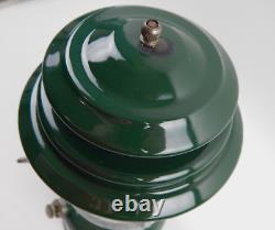 Vintage 1971 Coleman 220F Lantern in Metal Guillotine Case UNTESTED