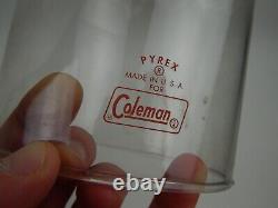 Vintage 1971 Coleman 220F Lantern in Metal Guillotine Case UNTESTED