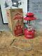 Vintage 1972 Coleman Lantern 200A195 Red Withbox Single Mantle Dated 10/72