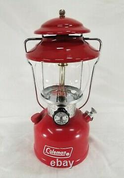 Vintage 1978 Coleman Red 200A Single mantel camping Lantern 6/78 June Unfired