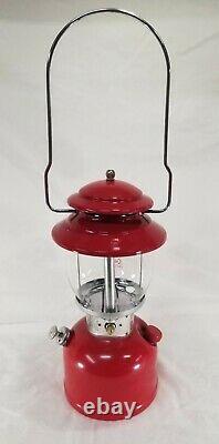 Vintage 1978 Coleman Red 200A Single mantel camping Lantern 6/78 June Unfired