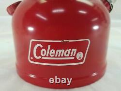 Vintage 1978 Coleman Red 200A Single mantel camping Lantern 6/78 June Unfired