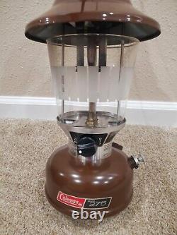 Vintage 1980 Coleman Model 275A Lantern with Original Box and Manual