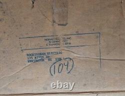 Vintage 1980's Norwell Nantucket Style Antique Brass Post Cap Lantern NOS