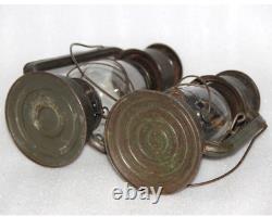 Vintage 609-EFAR Brand Chalwyn & Frowo N-265 Iron Kerosene Oil Lantern, Germany