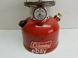 Vintage 6/66 Coleman 200A Lantern Single Mantle Use or Collect w Original Box