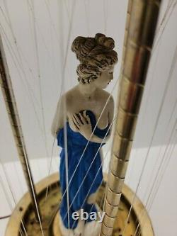 Vintage 70's Hanging Mineral Oil Rain Lamp Goddess 33in tall SEE DESC. FOR INFO