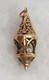 Vintage 9k Gold Antique Lantern Pearl Charm / Pendant