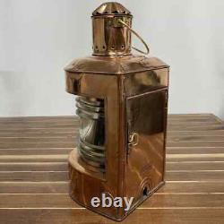 Vintage AHELMANN & Schlatter Copper Oil Lanterns Set Of Three