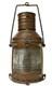 Vintage ANCHOR Brass Ship Oil Lantern Maritime Original