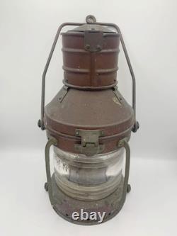 Vintage ANCHOR Copper/Brass Nautical Oil Lantern Maritime Marine Lamp