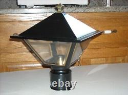 Vintage ARTOLIER Outdoor Pole Lamp Lantern Light Fixture Mid Century Modern