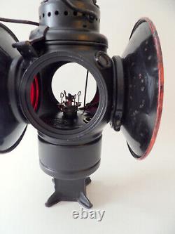 Vintage Adlake Non Sweating Lantern Antique Railroad Lamp Chicago, NICE