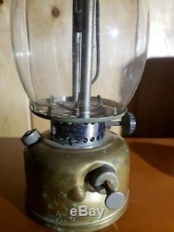 Vintage Aladdin Brass Kerosene Lantern Model PL1 Estate Find