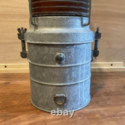 Vintage Amber Nautical Light/Lantern Apx. 15 inches