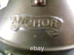 Vintage Anchor Marine Brass Oil Lantern
