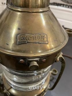 Vintage Anchor Nautical Ship Buoy 15 Lantern Lamp Absolutely Beautiful