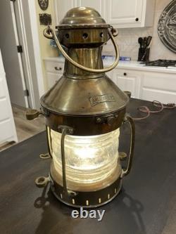 Vintage Anchor Nautical Ship Buoy 15 Lantern Lamp Absolutely Beautiful