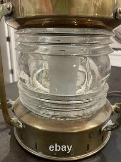 Vintage Anchor Nautical Ship Buoy 15 Lantern Lamp Absolutely Beautiful