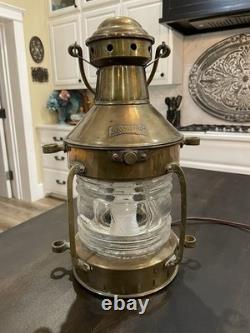 Vintage Anchor Nautical Ship Buoy 15 Lantern Lamp Absolutely Beautiful