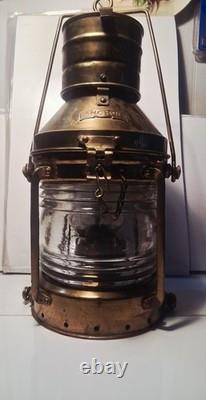 Vintage Anchor Nautical Ship Buoy Lantern Lamp