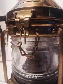 Vintage Anchor Nautical Ship Buoy Lantern Lamp