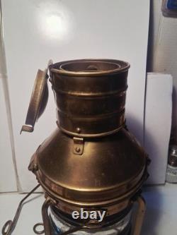 Vintage Anchor Nautical Ship Buoy Lantern Lamp