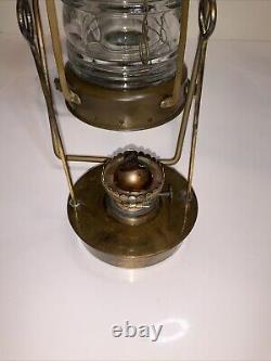 Vintage Anchor Oil Lamp Brass Copper Nautical Ship Lantern Boat Light