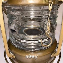 Vintage Anchor Oil Lamp Brass Copper Nautical Ship Lantern Boat Light