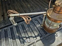 Vintage Ankerlicht Nautical Lantern Copper & Brass