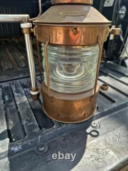 Vintage Ankerlicht Nautical Lantern Copper & Brass