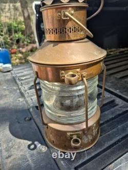 Vintage Ankerlicht Nautical Lantern Copper & Brass