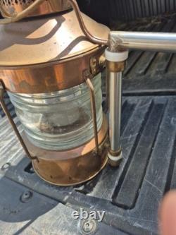 Vintage Ankerlicht Nautical Lantern Copper & Brass
