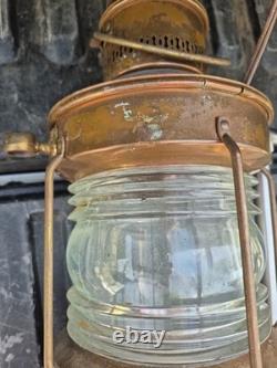 Vintage Ankerlicht Nautical Lantern Copper & Brass