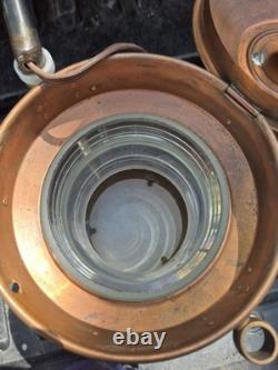 Vintage Ankerlicht Nautical Lantern Copper & Brass