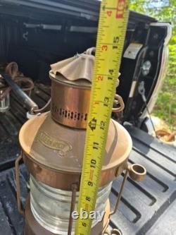 Vintage Ankerlicht Nautical Lantern Copper & Brass