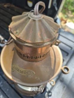 Vintage Ankerlicht Nautical Lantern Copper & Brass