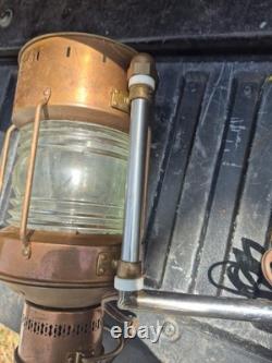 Vintage Ankerlicht Nautical Lantern Copper & Brass