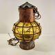 Vintage Ankerlicht Style Bubble Glass, Brass / Copper Nautical Seafaring Lantern