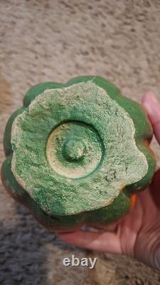 Vintage/Antique 4 1/2 Jack O Lantern With Original Paper Insert. Paper Mache