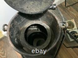 Vintage Antique Brass Ships Cabin Oil Lantern Empty