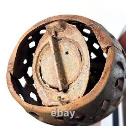 Vintage/Antique Cast Iron hanging Pineapple Lantern candle holder