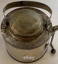 Vintage Antique Coal Miners Mining Kettle Tea Lantern Lamp Light Metal