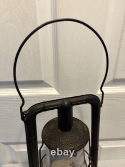 Vintage Antique DIETZ Monarch Providence Gas Co 13.5 Wagon Lantern