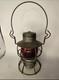 Vintage Antique Dressel Arlington, NJ Red Globe Railroad Lantern, Stamped 1979