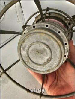 Vintage Antique Dressel Arlington, NJ Red Globe Railroad Lantern, Stamped 1979