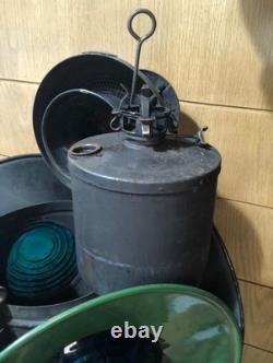 Vintage Antique Dressel Railroad Lantern 4-Way (COMPLETE!) Train Collectible