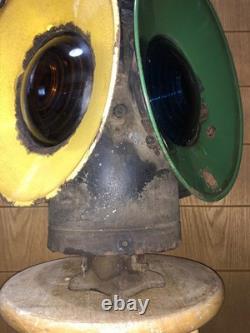 Vintage Antique Dressel Railroad Lantern 4-Way (COMPLETE!) Train Collectible