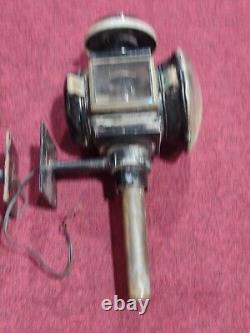 Vintage Antique Electrified Carriage Light Lantern Brass Coach Lamp