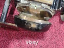 Vintage Antique Electrified Carriage Light Lantern Brass Coach Lamp